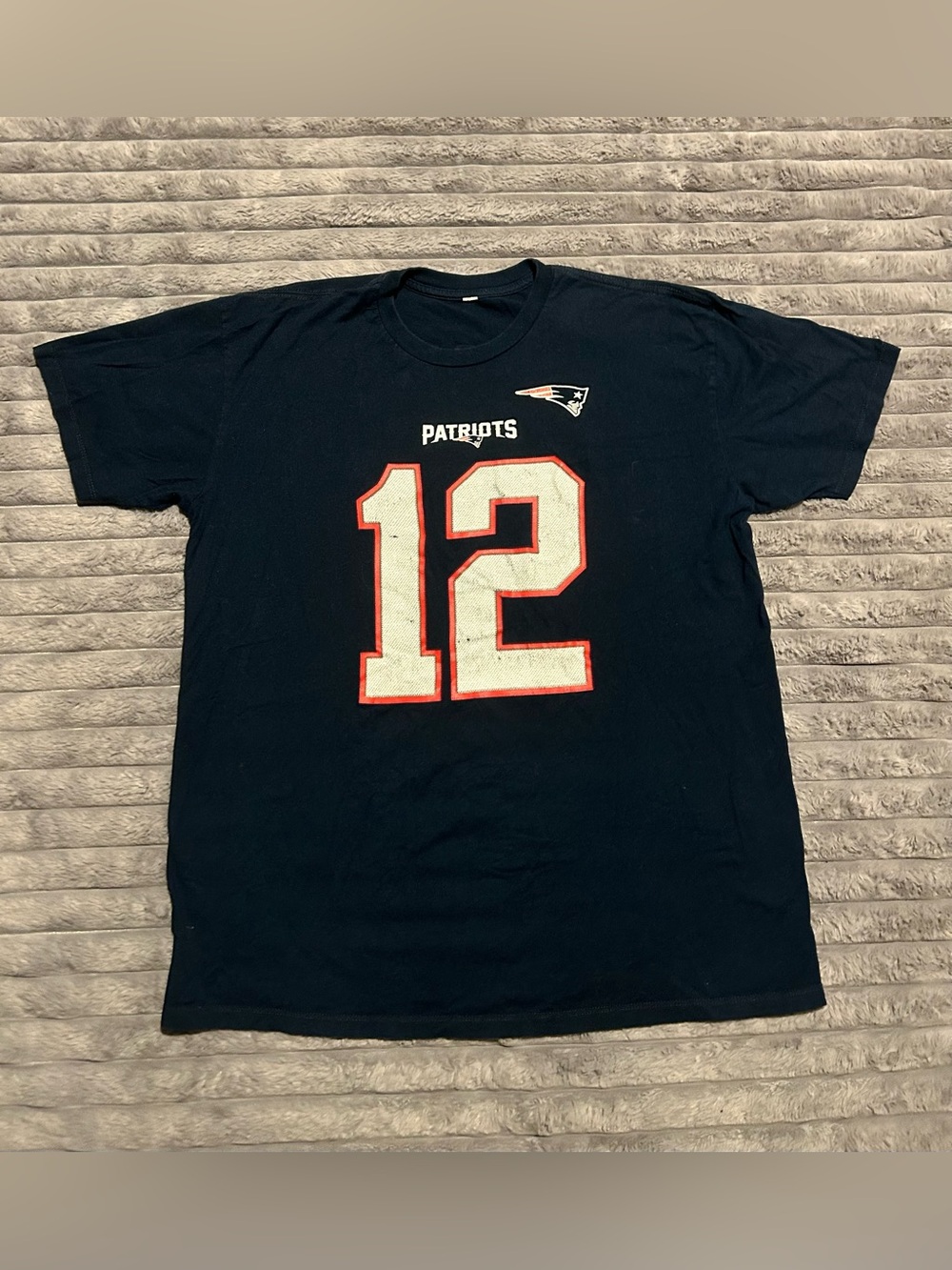 Tom Brady #12 New England Patriots Player T-Shirt